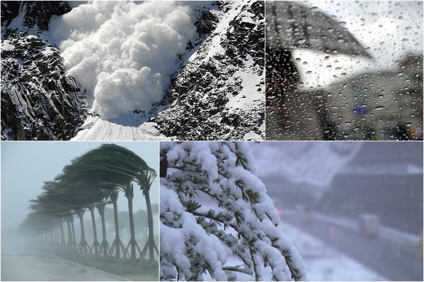 Meteoroloji'den kar, çığ, fırtına ve don uyarısı